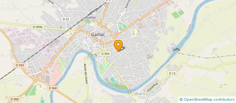 localisation de l'entreprise ASS LE HAMAC ROUGE  GAILLAC