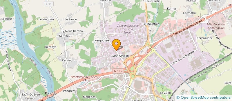 localisation de l'entreprise ASS LE LABEL CEDANA  CAUDAN