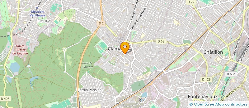 localisation de l'entreprise ASS LE LAVOIR à CLAMART
