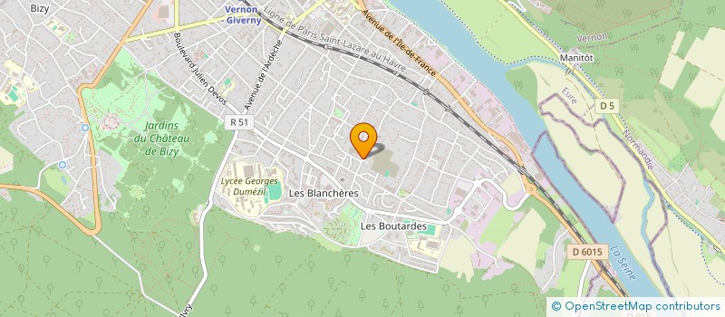 localisation de l'entreprise ASS LE LION COMPAGNIE DE L EURE à VERNON
