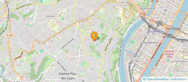 localisation de l'entreprise ASS LE LYONCEAU à SAINTE-FOY-LES-LYON