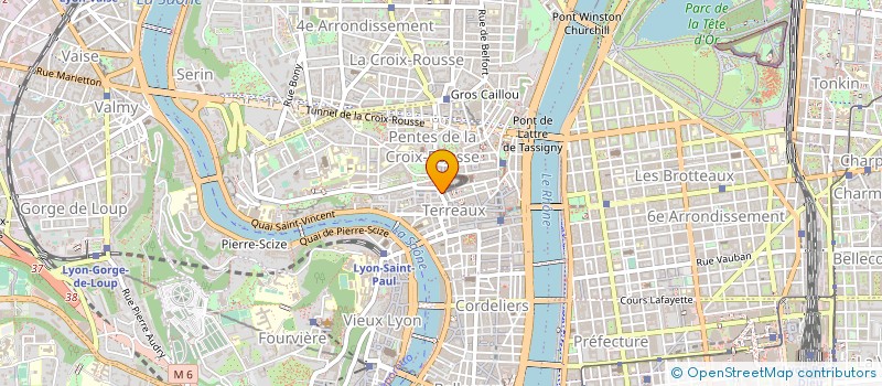 localisation de l'entreprise ASS LE MADRAS à LYON