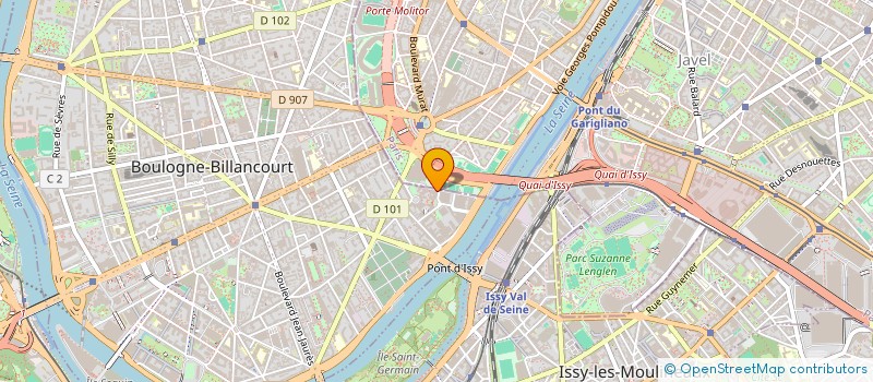 localisation de l'entreprise ASS LE MAIL à BOULOGNE-BILLANCOURT