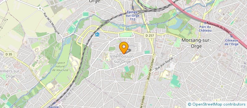 localisation de l'entreprise ASS LE MOT DE LA NOTE à VILLEMOISSON-SUR-ORGE