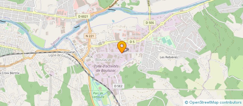 localisation de l'entreprise ASS LE MOUTON D'OR  BOULAZAC ISLE MANOIRE