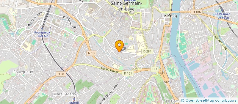 localisation de l'entreprise ASS LE ONZE DES LOGES FOOTBALL CLUB à SAINT-GERMAIN-EN-LAYE
