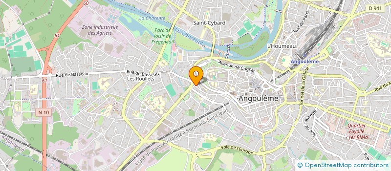 localisation de l'entreprise ASS LE PENSE FETE à ANGOULEME