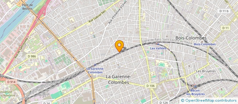 localisation de l'entreprise ASS LE PETIT ANGE à COLOMBES