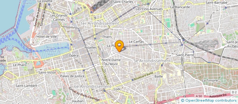 localisation de l'entreprise ASS LE PETIT ATELIER à MARSEILLE