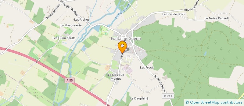 localisation de l'entreprise ASS LE PONT DE LA VARENNE à BRISSAC LOIRE AUBANCE