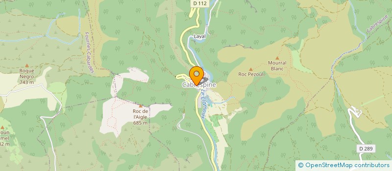 localisation de l'entreprise ASS LE RAYON SOLEIL DE CABRESPINE  CABRESPINE