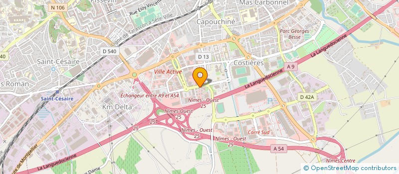 localisation de l'entreprise ASS LE REFUGE DES LUTINS à NIMES