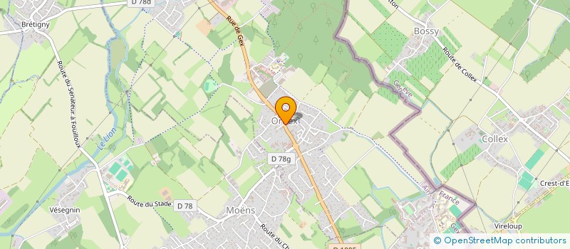 localisation de l'entreprise ASS LE REVE SUISSE  ORNEX