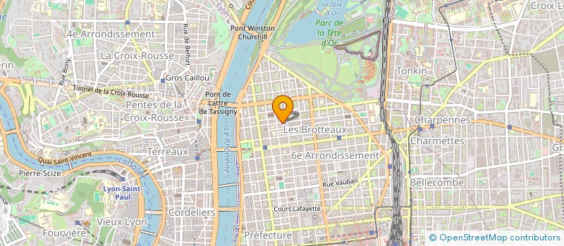 localisation de l'entreprise ASS LE ROUGE ET LE NOIR BRIDGE à LYON