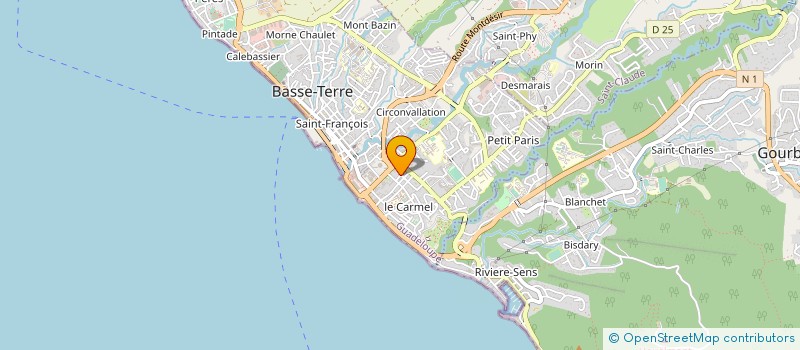 localisation de l'entreprise ASS LE TEMPS DE VIVRE à BASSE-TERRE