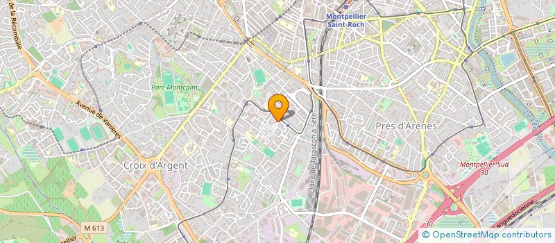 localisation de l'entreprise ASS LE TREFLE à MONTPELLIER