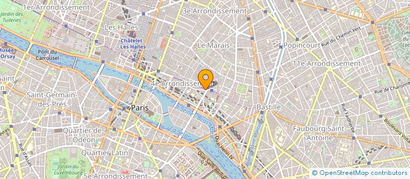 localisation de l'entreprise ASS  LE VILLAGE DES PROVINCES GOURMANDES  PARIS