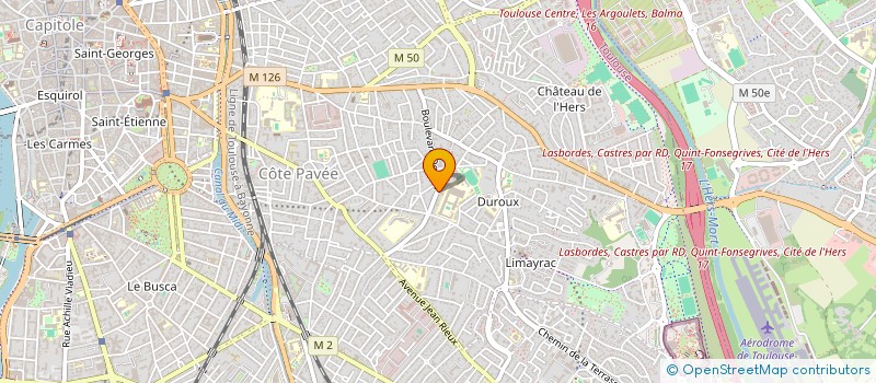 localisation de l'entreprise ASS LEGALITES  TOULOUSE