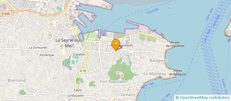 localisation de l'entreprise ASS LEI CIGALOUN SEGNEN à LA SEYNE-SUR-MER
