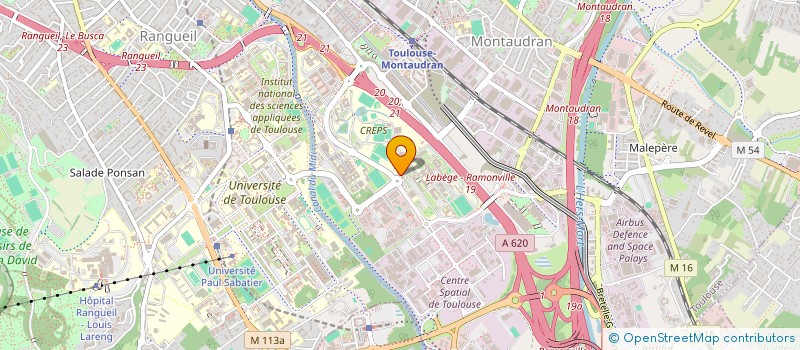 localisation de l'entreprise ASS LEONARD DE VINCI à TOULOUSE