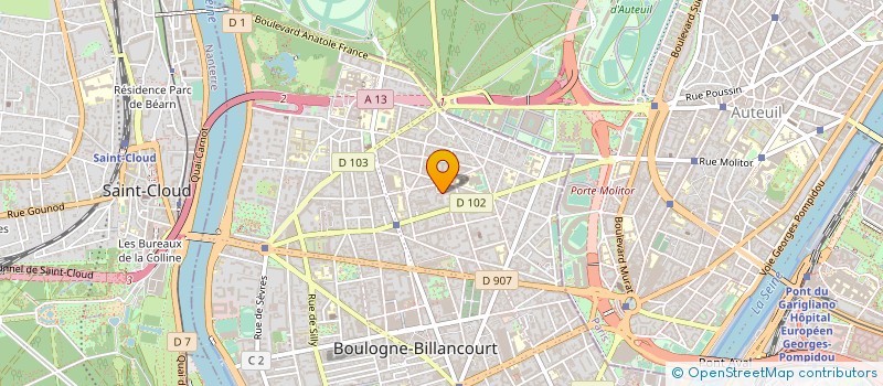 localisation de l'entreprise ASS LEONARDO à BOULOGNE-BILLANCOURT