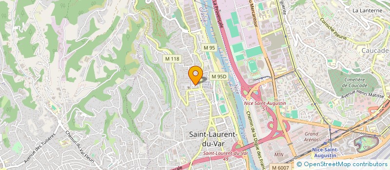 localisation de l'entreprise ASS LES AIGLES DU MERCANTOUR à SAINT LAURENT DU VAR