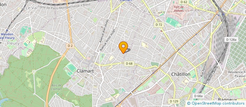 localisation de l'entreprise ASS LES AMIS DE CLAMART à CLAMART