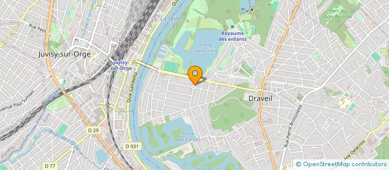 localisation de l'entreprise ASS LES AMIS DE DESACCORD TACITE  DRAVEIL