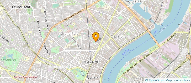 localisation de l'entreprise ASS  LES AMIS DE FELIX  BORDEAUX