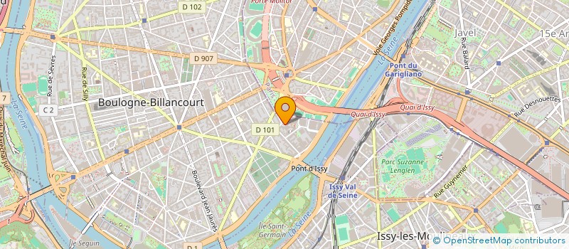 localisation de l'entreprise ASS LES AMIS DE FIGEAC à BOULOGNE-BILLANCOURT