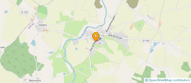 localisation de l'entreprise ASS LES AMIS DE L'ACCORDEON  SAINT-VARENT