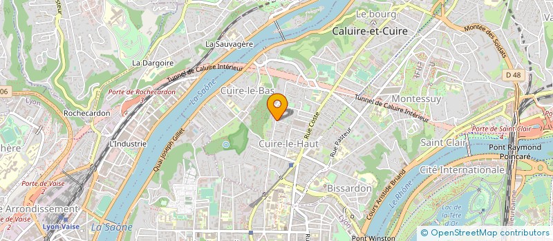 localisation de l'entreprise ASS. LES AMIS DE L'ARAPHAM à CALUIRE-ET-CUIRE