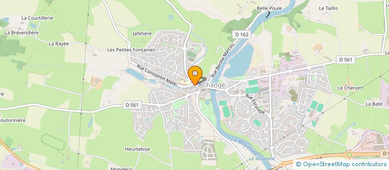 localisation de l'entreprise ASS LES AMIS DE LA BIBLIOTHEQUE à CHANGE