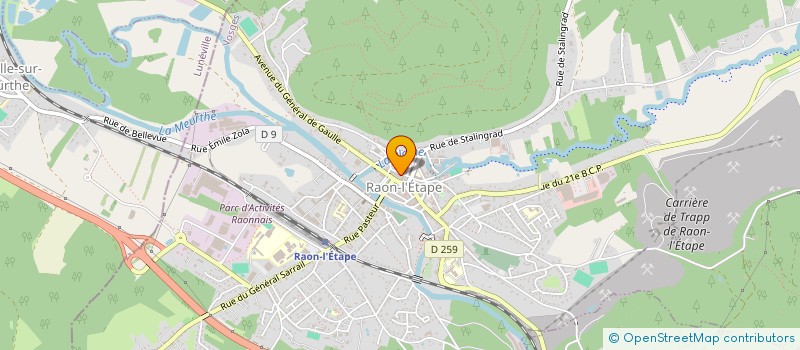 localisation de l'entreprise ASS LES AMIS DE LA HALLIERE à CELLES-SUR-PLAINE