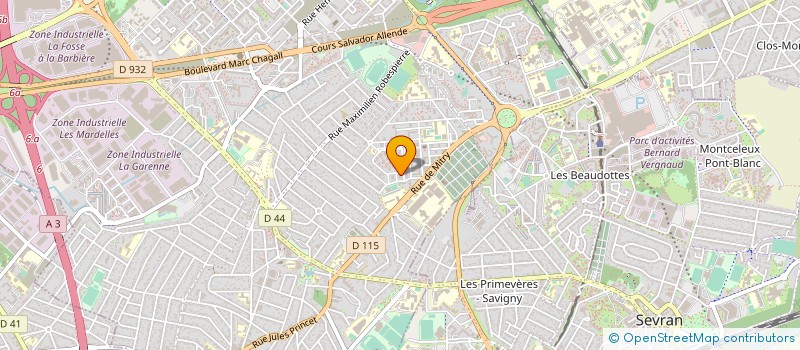 localisation de l'entreprise ASS LES AMIS DE LA LANGUE POLONAISE à AULNAY-SOUS-BOIS