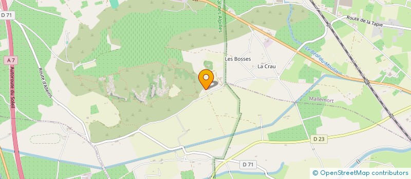 localisation de l'entreprise ASS  LES AMIS DE LA MOVIDA  SENAS