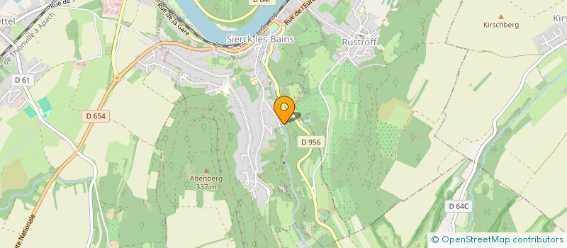 localisation de l'entreprise ASS  LES AMIS DE NOTRE DAME MARIENFLOSS  SIERCK-LES-BAINS