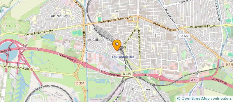 localisation de l'entreprise ASS LES AMIS DE RAPHAEL  CALAIS