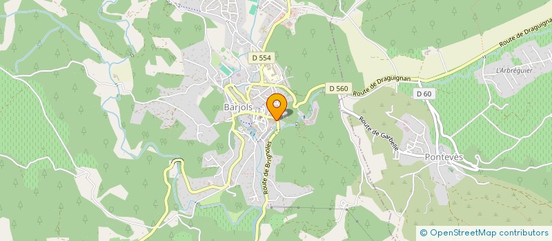 localisation de l'entreprise ASS LES AMIS DE SAINT MARCEL à BARJOLS