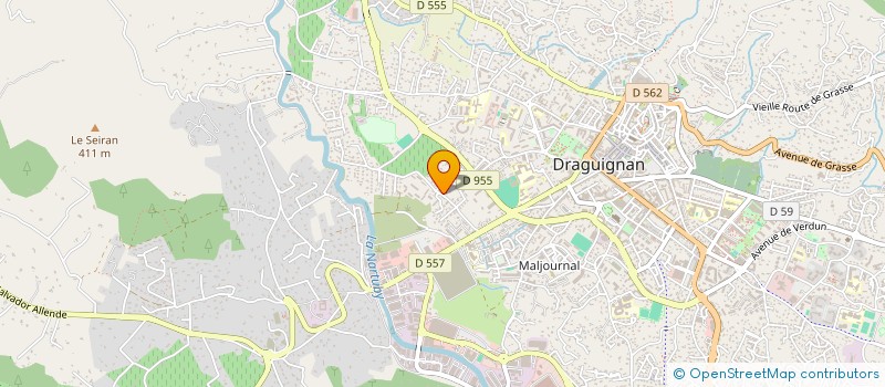 localisation de l'entreprise ASS LES AMIS DE TOM POUCE à DRAGUIGNAN