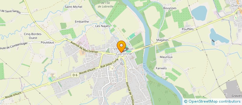 localisation de l'entreprise ASS LES AMIS DE VERDUN  VERDUN-SUR-GARONNE