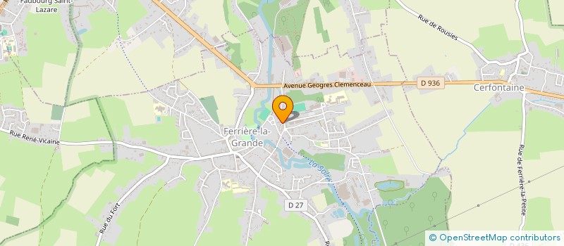 localisation de l'entreprise ASS LES AMIS DES ANCIENS à FERRIERE-LA-GRANDE