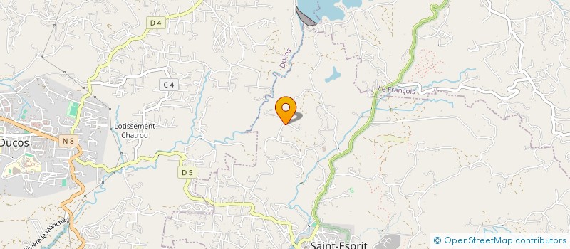 localisation de l'entreprise ASS LES AMIS DES ANTILLES GUYANE  SAINT ESPRIT