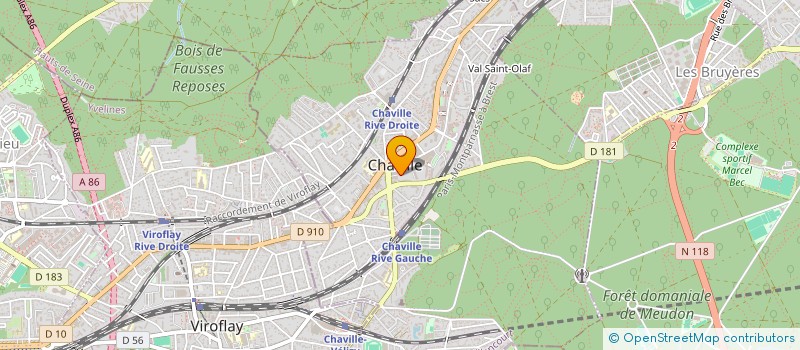 localisation de l'entreprise ASS LES AMIS DES ARTS DE CHAVILLE à CHAVILLE