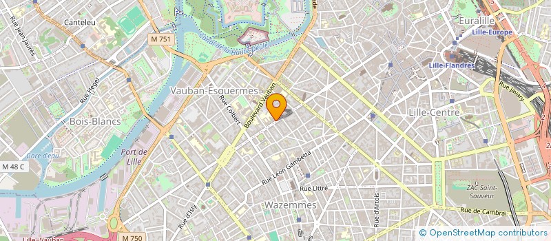 localisation de l'entreprise ASS LES AMIS DES AVEUGLES à LILLE