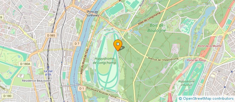 localisation de l'entreprise ASS  LES AMIS DES BELLES FEUILLES  PARIS