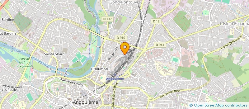 localisation de l'entreprise ASS LES AMIS DES EXPLORATEURS à ANGOULEME