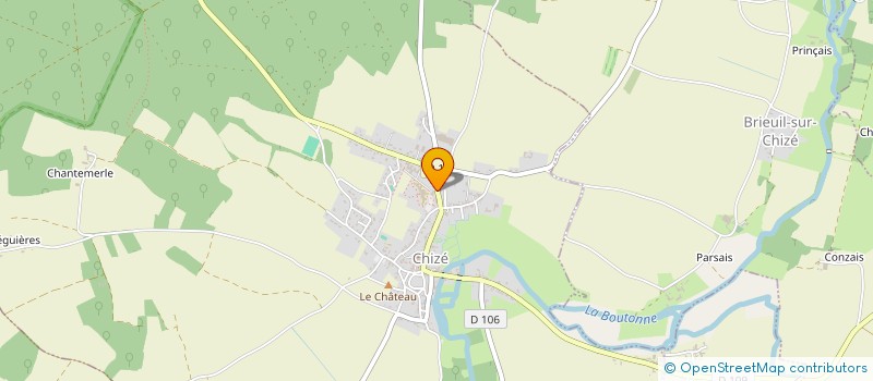 localisation de l'entreprise ASS LES AMIS DES LAURIERS ROSES  CHIZE