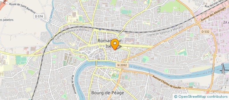 localisation de l'entreprise ASS LES AMIS DU MUSEE DE ROMANS à ROMANS-SUR-ISERE