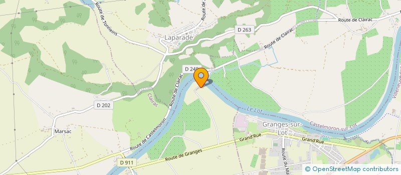 localisation de l'entreprise ASS LES AMIS DU MUSEE DU PRUNEAU  LAFITTE-SUR-LOT